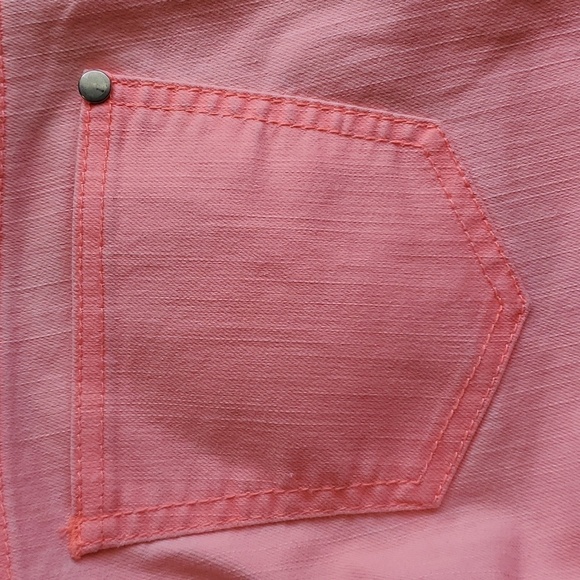 Forever 21 jeans women's size 26 equals US size 2 pink florescent barbiecore - Picture 10 of 15
